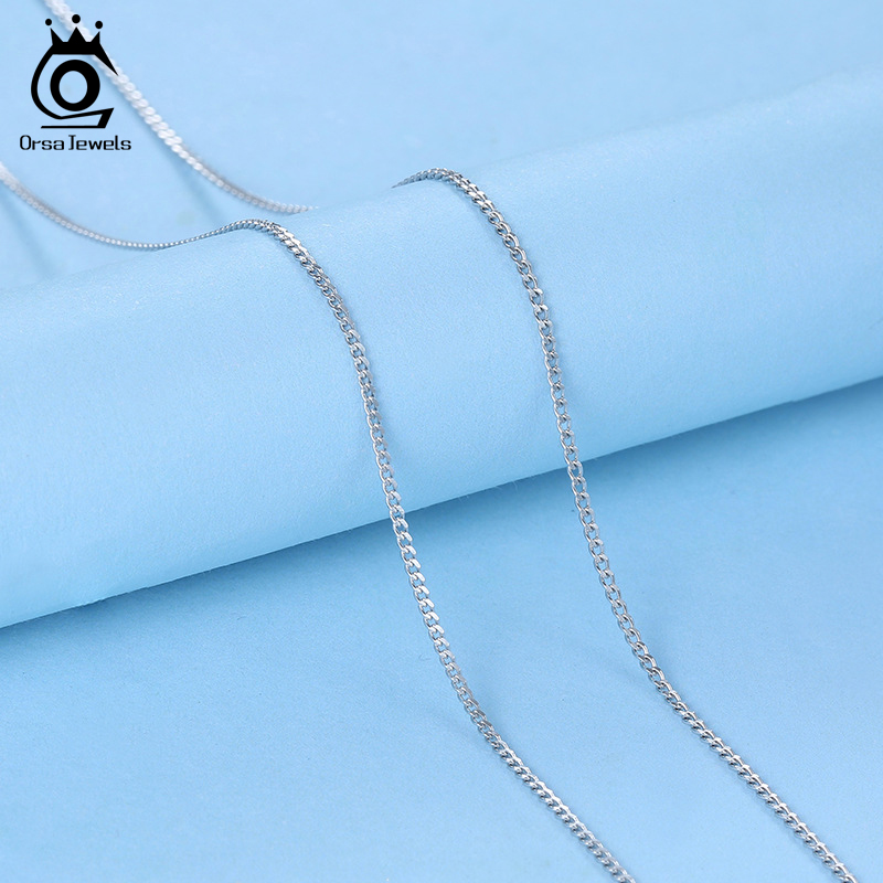 Orsa Juwelen Italiaanse 925 St - 925 Sterling Silver Chain Necklace Men recensie en prijs