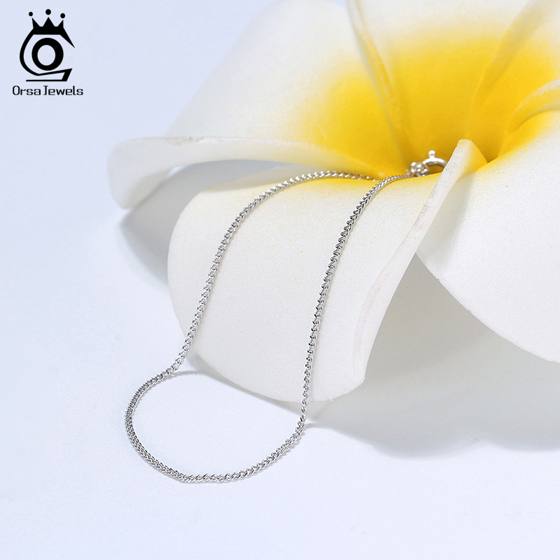 Orsa Juwelen Italiaanse 925 St - 925 Sterling Silver Chain Necklace Men recensie en prijs
