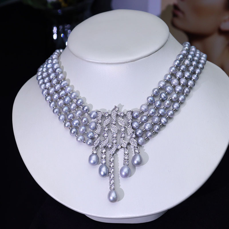 Zoetwaterparelketting, vintage - Pearl Choker Necklace Vintage recensie en prijs