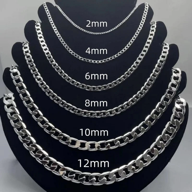 Heren 925 sterling zilveren ke - Cuban Link Chain 12Mm recensie en prijs