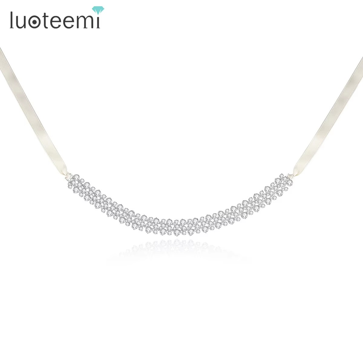 LUOTEEMI Drie Lagen Zirconia C - Layered Pendant Necklace Aesthetic recensie en prijs