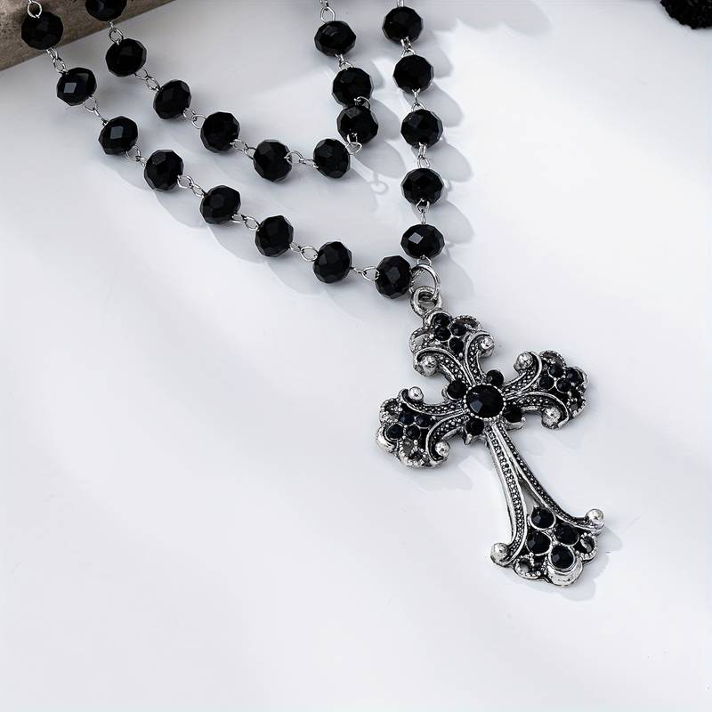 Y2K Grunge Gothic gelaagde kru - Layered Pendant Necklace Aesthetic recensie en prijs