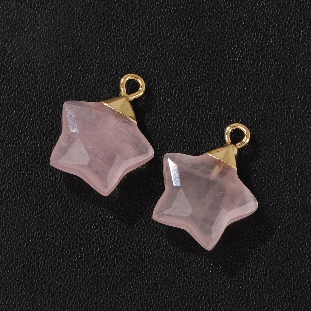 2 Stuks Ster Vorm Steen Hanger - Crystal Pendant Necklace Natural Stone recensie en prijs