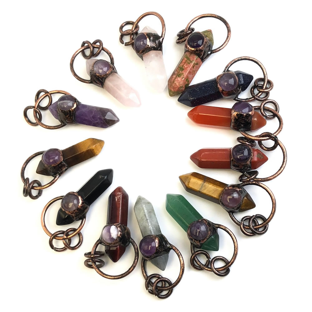 Natuursteen Kristal Kwarts Han - Crystal Pendant Necklace Natural Stone recensie en prijs
