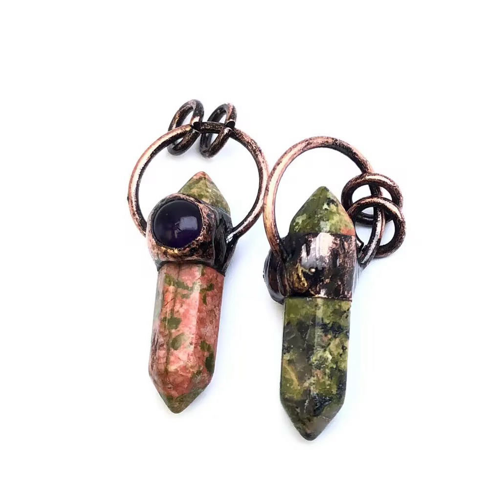 Natuursteen Kristal Kwarts Han - Crystal Pendant Necklace Natural Stone recensie en prijs