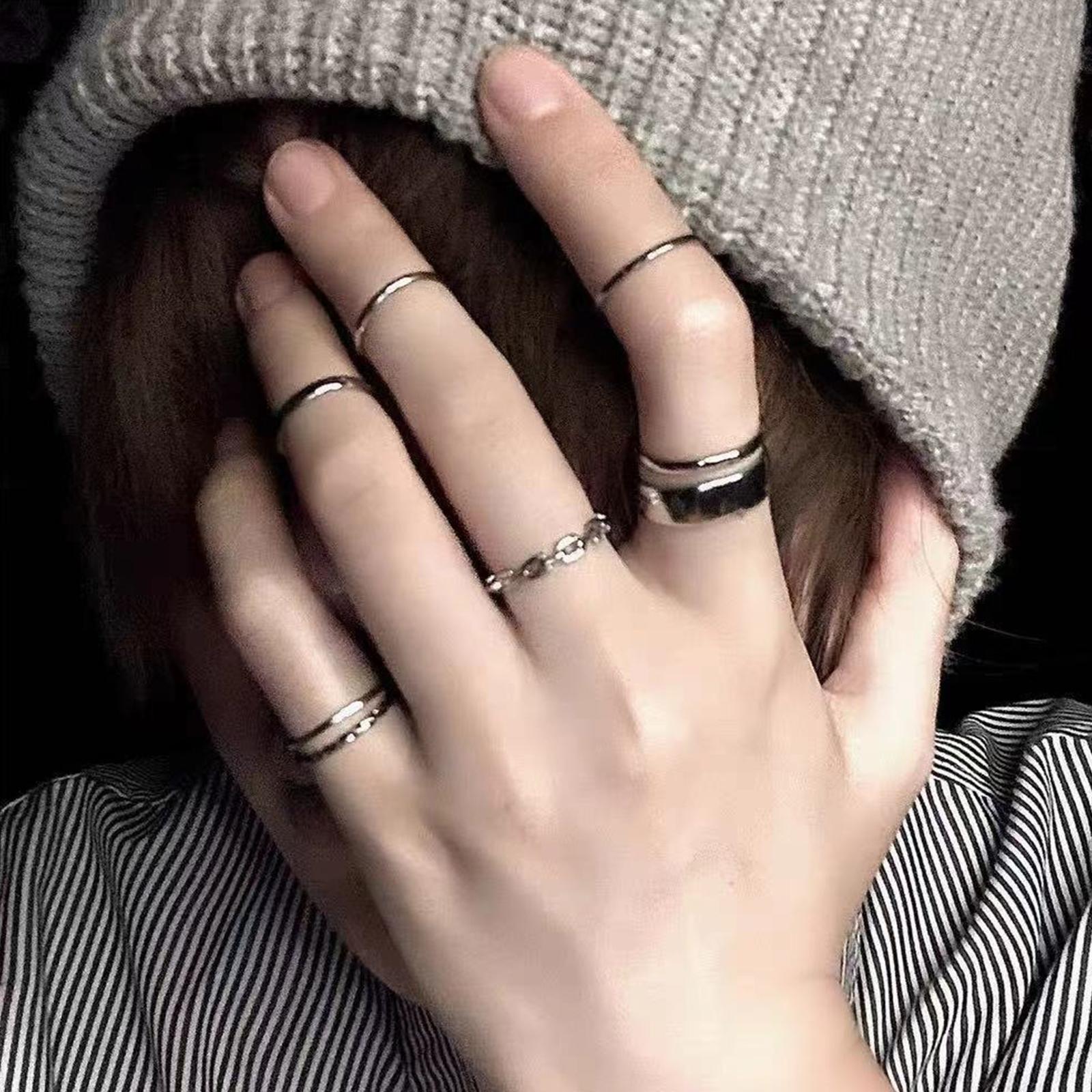 Dames Hip Hop Ring Set Vintage - Vintage Punk Knuckle Rings Set recensie en prijs